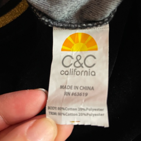 Cold Shoulder Velour Star Elbow Sweatshirt - Picture 5 of 5